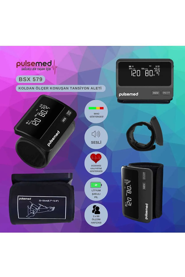 Pulsemed Dijital Konuşan Koldan Ölçer Tansiyon Aleti BSX579